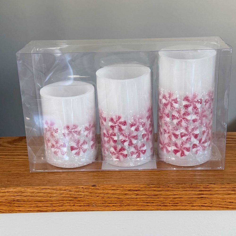 Mikasa Red and White LED Flameless Candles